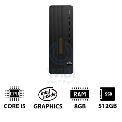 HP Pro 290 G9 (SFF) - i5 / 8GB / 512GB (NVMe M.2 SSD) / Win 11 Pro / 1YW - Desktop Desktop & All-In-One PCs > Desktop