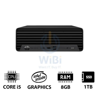 HP Pro SFF 400 G9 - i5 / 8GB / 1TB (NVMe M.2 SSD) / Win 11 Pro / 1YW - Desktop Desktop & All-In-One PCs > Desktop PCs
