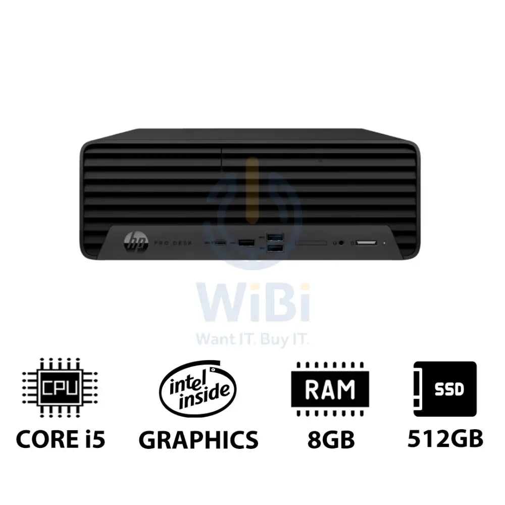 HP Pro SFF 400 G9 - i5 / 8GB / 512GB (NVMe M.2 SSD) / DOS (Without OS) / 1YW + Acer - 21.5’’ VA LCD / Monitor - Bundle