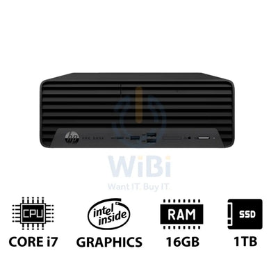 HP Pro SFF 400 G9 - i7 / 16GB / 1TB (NVMe M.2 SSD) / DOS (Without OS) / 1YW - Desktop Desktop & All-In-One PCs >