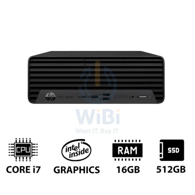 HP Pro SFF 400 G9 - i7 / 16GB / 512GB (NVMe M.2 SSD) / DOS (Without OS) / 1YW - Desktop Desktop & All-In-One PCs >