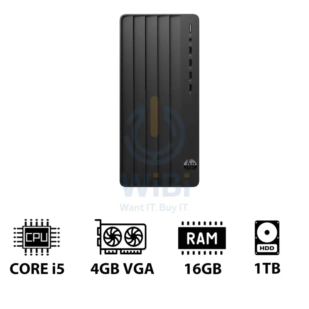 HP Pro Tower 290 G9 - i5 / 16GB / 1TB HDD / 4GB VGA / Win 11 Pro / 1YW - Desktop Desktop & All-In-One PCs > Desktop PCs
