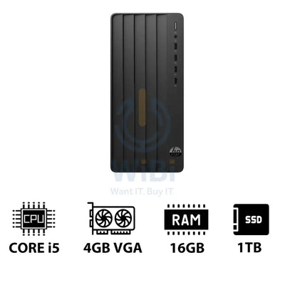 HP Pro Tower 290 G9 - i5 / 16GB / 1TB (NVMe M.2 SSD) / 4GB VGA / Win 11 Pro / 1YW - Desktop Desktop & All-In-One PCs >
