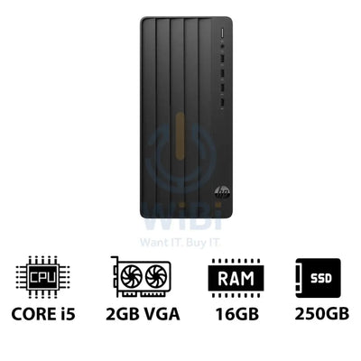 HP Pro Tower 290 G9 - i5 / 16GB / 250GB (NVMe M.2 SSD) / 2GB VGA / Win 11 Pro / 1YW - Desktop Desktop & All-In-One PCs