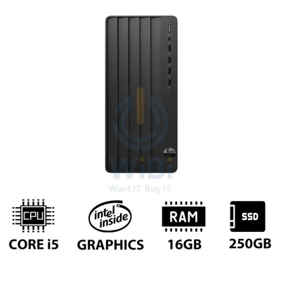 HP Pro Tower 290 G9 - i5 / 16GB / 250GB (NVMe M.2 SSD) / DOS (Without OS) / 1YW - Desktop Desktop & All-In-One PCs >