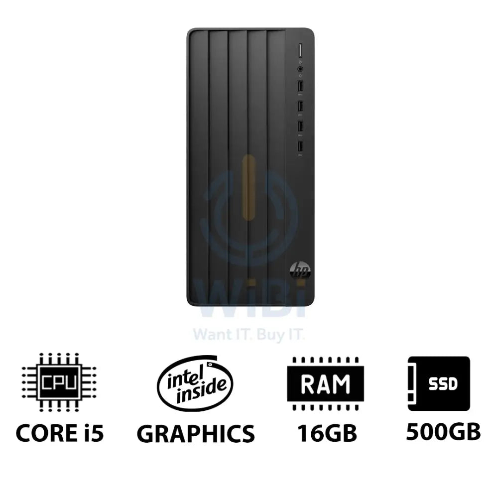 HP Pro Tower 290 G9 - i5 / 16GB / 500GB (NVMe M.2 SSD) / DOS (Without OS) / 1YW - Desktop Desktop & All-In-One PCs >
