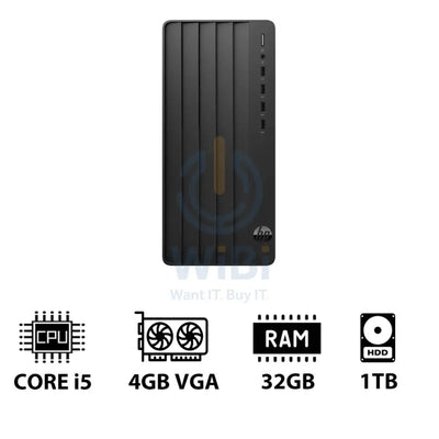 HP Pro Tower 290 G9 - i5 / 32GB / 1TB HDD / 4GB VGA / DOS (Without OS) / 1YW - Desktop Desktop & All-In-One PCs >