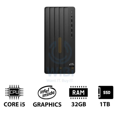 HP Pro Tower 290 G9 - i5 / 32GB / 1TB (NVMe M.2 SSD) / Win 11 Pro / 1YW - Desktop Desktop & All-In-One PCs > Desktop PCs
