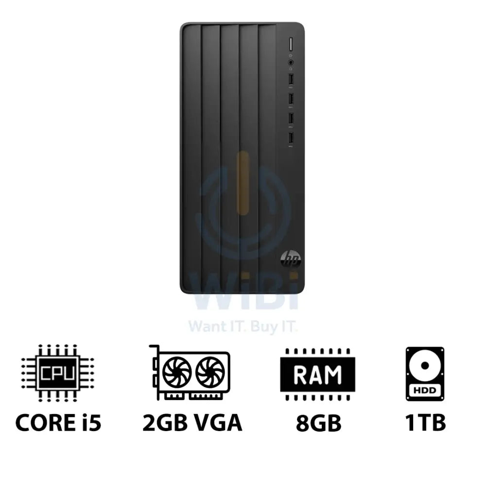 HP Pro Tower 290 G9 - i5 / 8GB / 1TB HDD / 2GB VGA / DOS (Without OS) / 1YW - Desktop Desktop & All-In-One PCs >