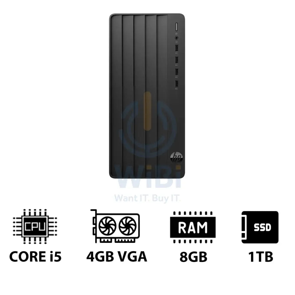 HP Pro Tower 290 G9 - i5 / 8GB / 1TB (NVMe M.2 SSD) / 4GB VGA / Win 11 Pro / 1YW - Desktop Desktop & All-In-One PCs >