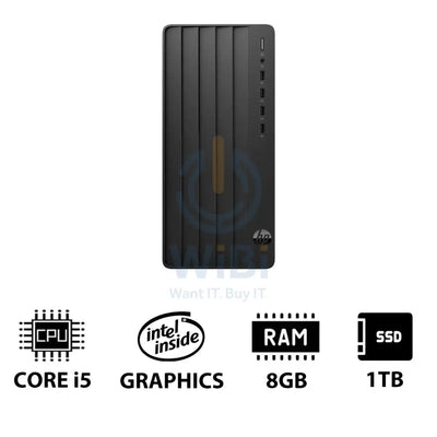 HP Pro Tower 290 G9 - i5 / 8GB / 1TB (NVMe M.2 SSD) / Win 11 Pro / 1YW - Desktop Desktop & All-In-One PCs > Desktop PCs