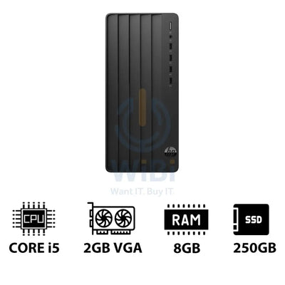 HP Pro Tower 290 G9 - i5 / 8GB / 250GB (NVMe M.2 SSD) / 2GB VGA / DOS (Without OS) / 1YW - Desktop Desktop & All-In-One