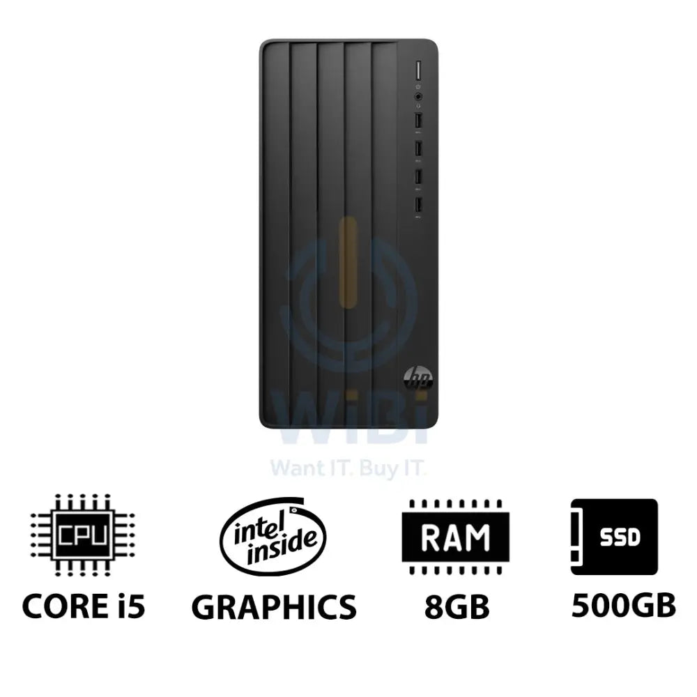 HP Pro Tower 290 G9 - i5 / 8GB / 500GB (NVMe M.2 SSD) / Win 11 Pro / 1YW - Desktop Desktop & All-In-One PCs > Desktop