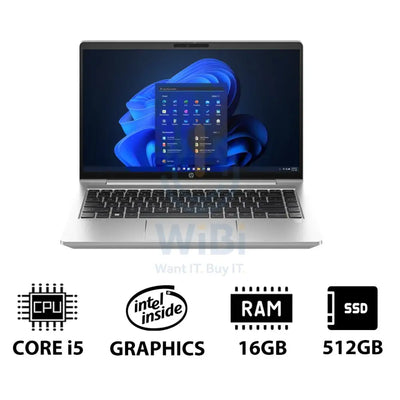 HP ProBook 440 G10 - 14.0’’ FHD / i5 / 16GB / 512GB (NVMe M.2 SSD) / Win 11 Pro / 1YW - Laptop Laptops