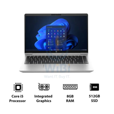 HP ProBook 440 G10 - 14.0’’ FHD / i5 / 8GB / 512GB (NVMe M.2 SSD) / Win 11 Pro / 1YW - Laptop Laptops