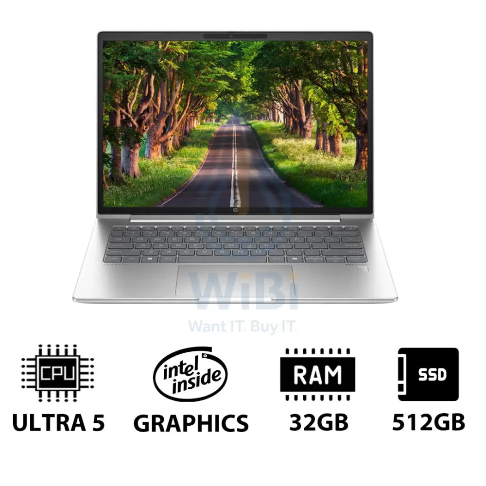 إتش بي برو بوك 440 G11 - 14'' WUXGA / ألترا 5 125U / 32 جيجابايت / 512 جيجابايت (NVMe م.2 إس إس دي) / دوس (بدون نظام تشغيل) / ضمان سنة / بايك فضي