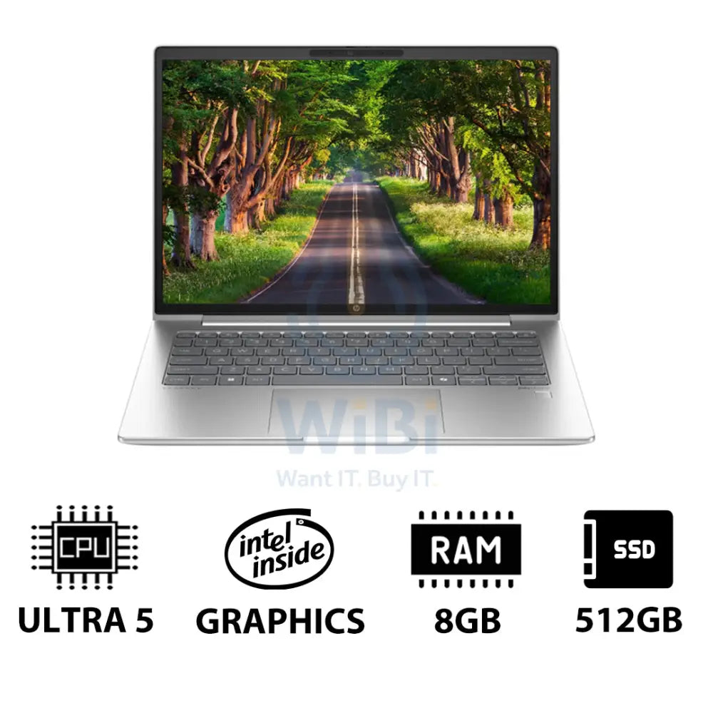 إتش بي برو بوك 440 G11 - 14'' WUXGA / ألترا 5 125U / 8 جيجابايت / 512 جيجابايت (NVMe م.2 إس إس دي) / دوس (بدون نظام تشغيل) / ضمان سنة / بايك فضي