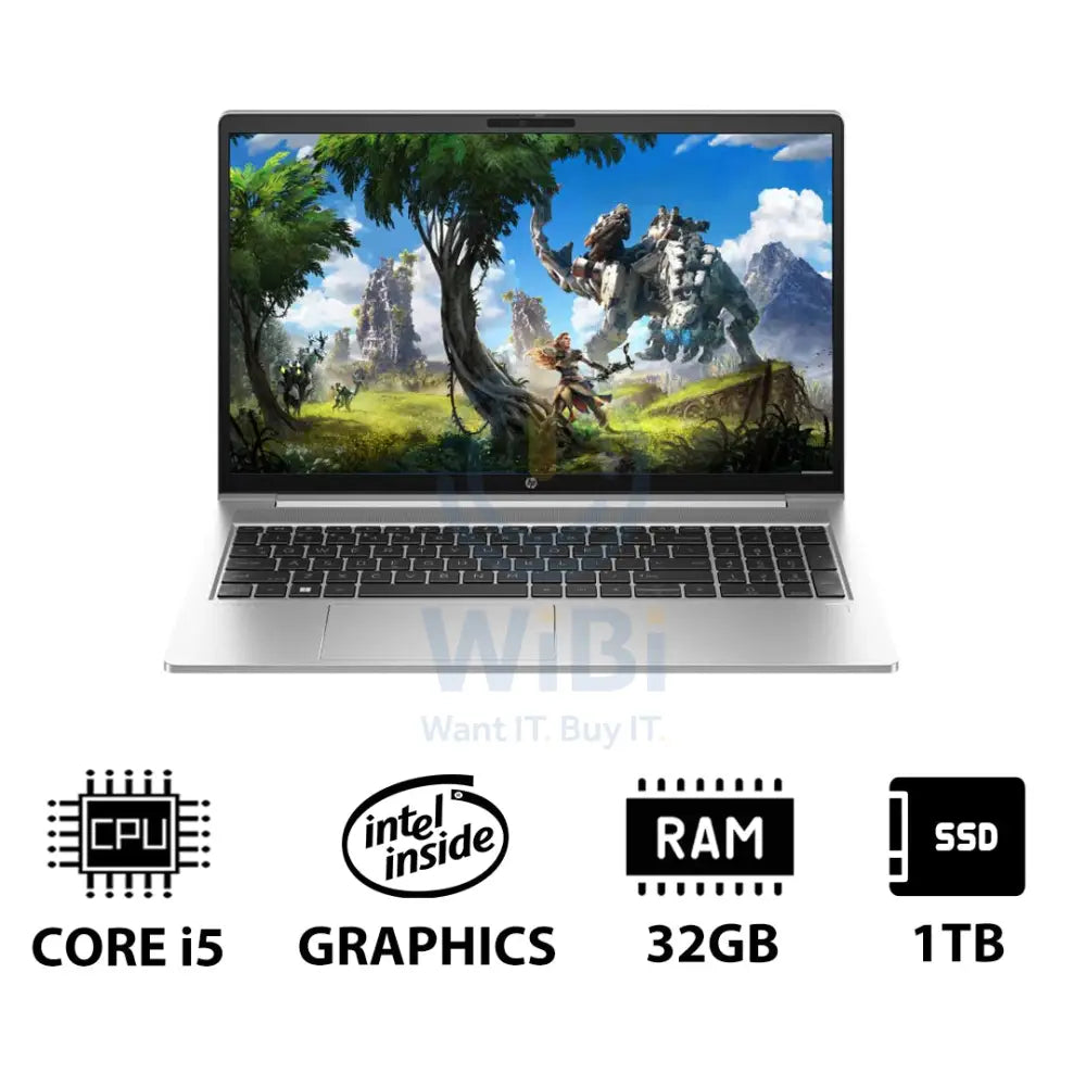 HP ProBook 450 G10 - 15.6’’ FHD / i5 / 32GB / 1TB (NVMe M.2 SSD) / DOS (Without OS) / 1YW - Laptop Laptops