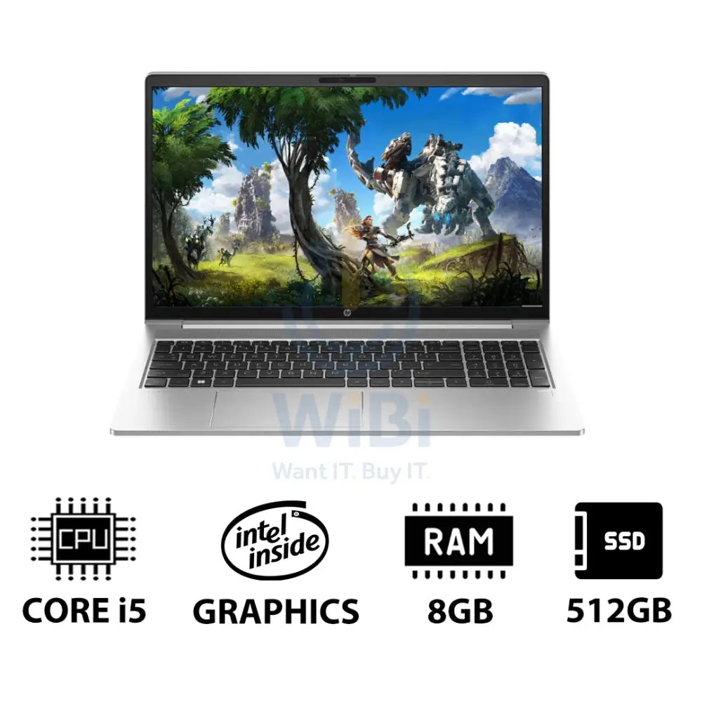 HP ProBook 450 G10 - 15.6’’ FHD / i5 / 8GB / 512GB (NVMe M.2 SSD) / DOS (Without OS) / 1YW - Laptop Laptops