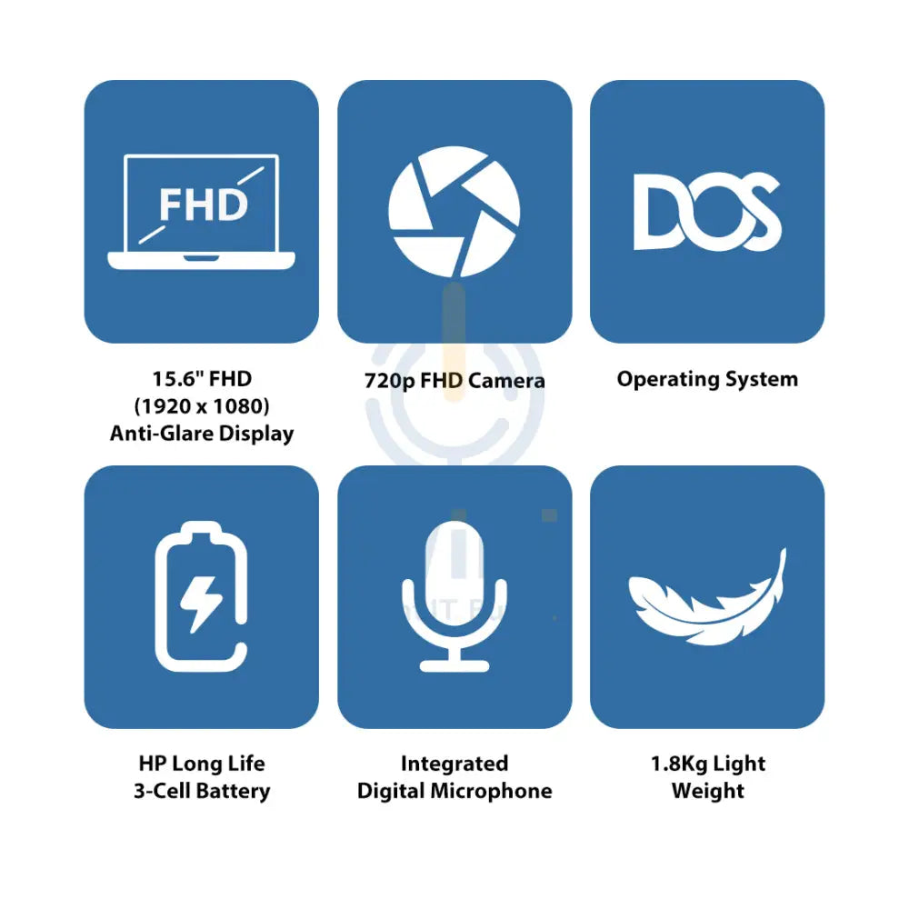إتش بي برو بوك  جي10 - 15.6 بوصة FHD / 16 جيجابايت / 512 جيجابايت (NVMe م.2 إس إس دي) / دوس (بدون نظام تشغيل) / ضمان سنة - لابتوب لابتوبات