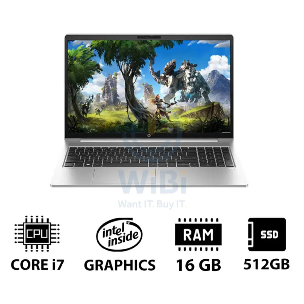 إتش بي برو بوك  جي10 - 15.6 بوصة FHD / 16 جيجابايت / 512 جيجابايت (NVMe م.2 إس إس دي) / دوس (بدون نظام تشغيل) / ضمان سنة - لابتوب لابتوبات