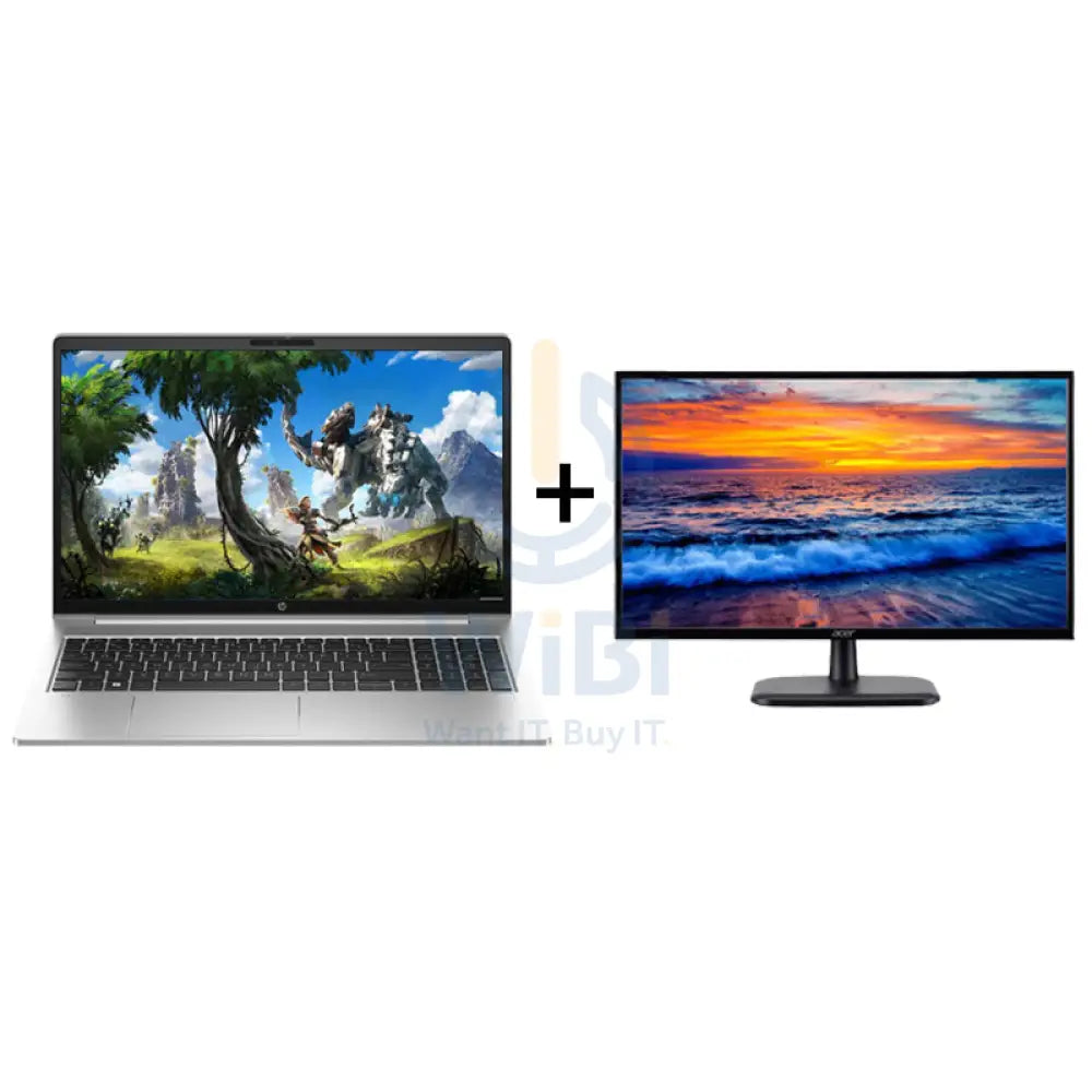HP ProBook 450 G10 - 15.6’’ FHD / i7 / 8GB / 512GB (NVMe M.2 SSD) / DOS (Without OS) / 1YW + Acer - 21.5’’ VA LCD
