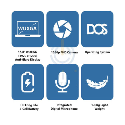 HP ProBook 460 G11 - 16’’ WUXGA / Ultra 7 155H / 16GB / 512GB (NVMe M.2 SSD) / 4GB VGA / DOS (Without OS) / 1YW / Pike