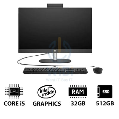 HP ProOne 240 G10 AIO - i5 / 32GB / 512GB (NVMe M.2 SSD) / 23.8’’ FHD Non-Touch / DOS (Without OS) / 1YW / Grey