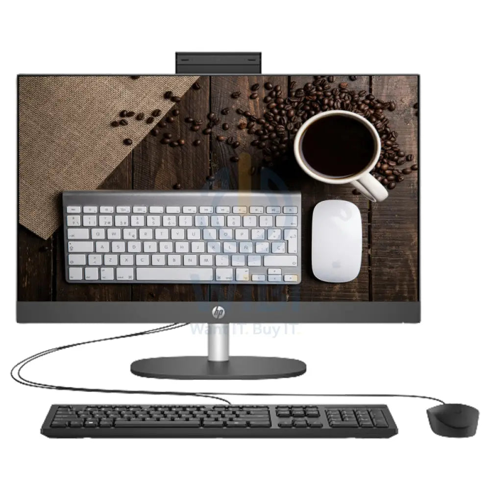 إتش بي برو وان 240 جي10 المتكامل  جي10  - آي 5 / 8 جيجابايت / 512 جيجابايت (NVMe م.2 إس إس دي) / 23.8 بوصة FHD لا تعمل باللمس / دوس (بدون نظام تشغيل)  دوس (بدون نظام تشغيل) / ضمان سنة - كمبيوتر مكتبي