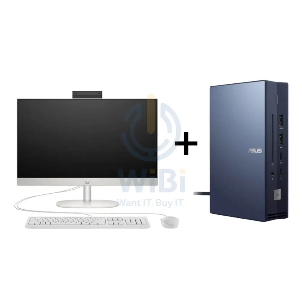 HP ProOne 240 G10 AIO - i7 / 8GB / 512GB (NVMe M.2 SSD) / 23.8’’ FHD Non-Touch / DOS (Without OS) / 1YW / White + ASUS