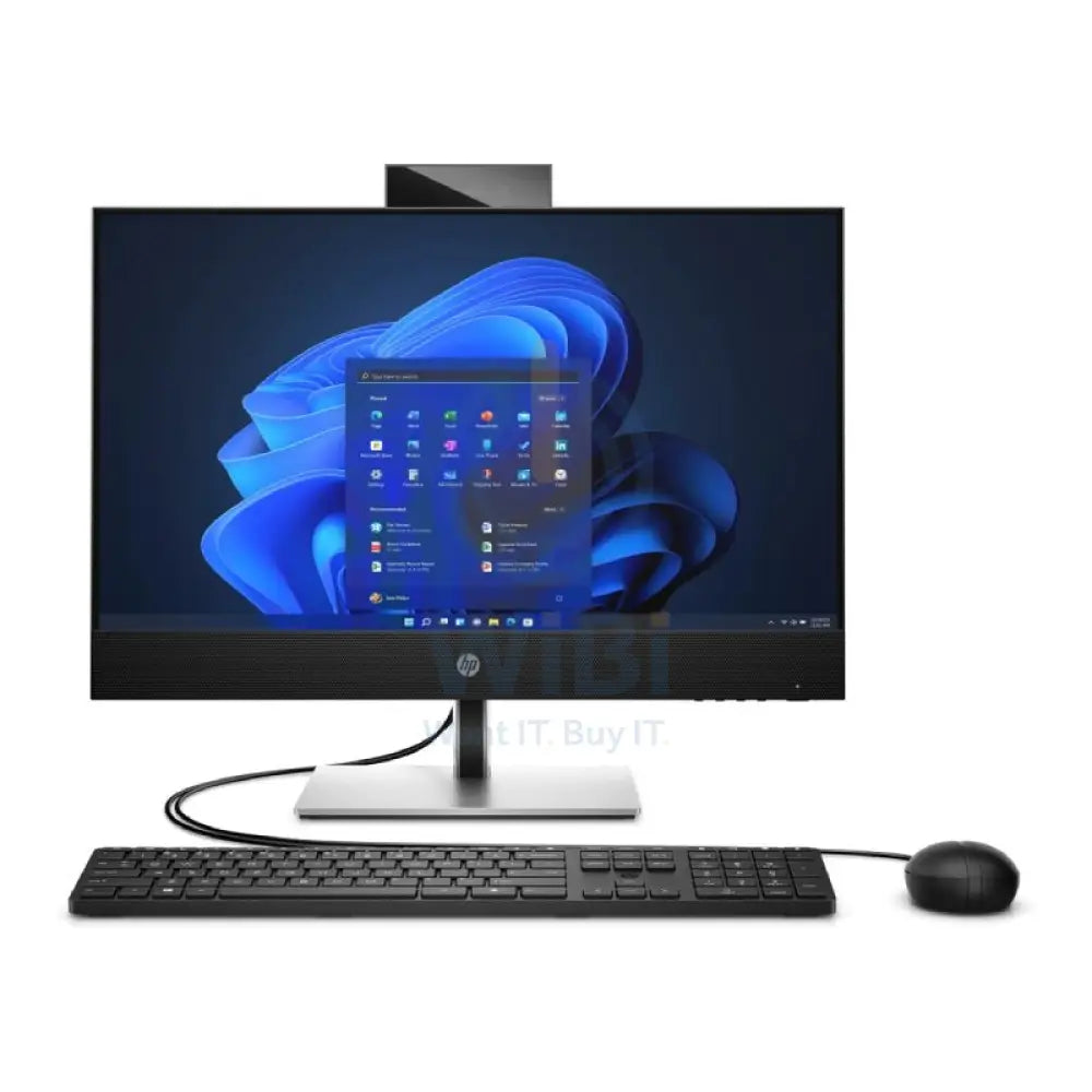 إتش بي برو ون 440 G9 المتكامل - آي 5 / 32 جيجابايت / 512 جيجابايت (NVMe م.2 إس إس دي) / 23.8'' FHD لا تعمل باللمس / ويندوز 11 برو / ضمان سنة  أسود / أسود  كمبيوتر مكتبي