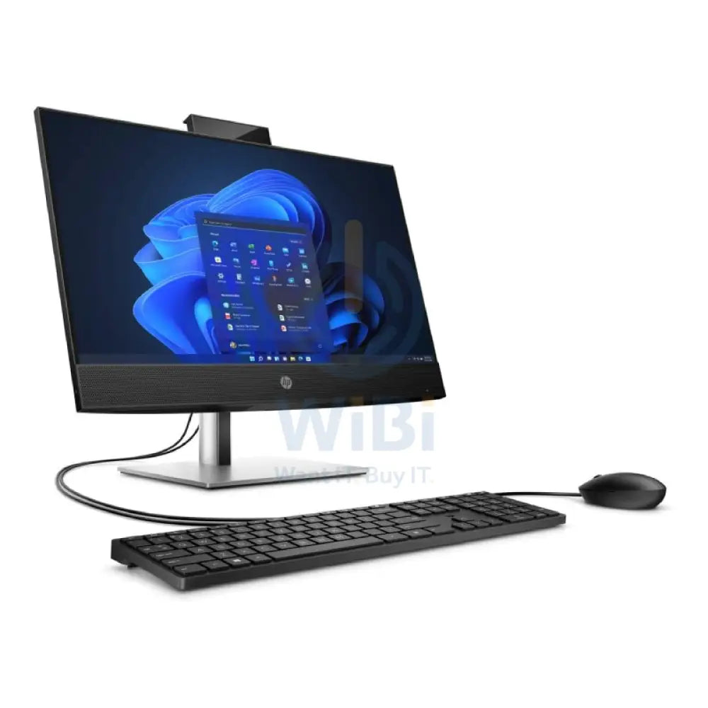 إتش بي برو ون 440 G9 المتكامل - آي 5 / 32 جيجابايت / 512 جيجابايت (NVMe م.2 إس إس دي) / 23.8'' FHD لا تعمل باللمس / ويندوز 11 برو / ضمان سنة  أسود / أسود  كمبيوتر مكتبي