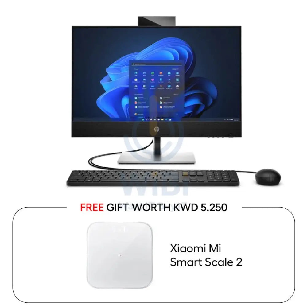 إتش بي برو ون 440 G9 المتكامل - آي 5 / 32 جيجابايت / 512 جيجابايت (NVMe م.2 إس إس دي) / 23.8'' FHD لا تعمل باللمس / ويندوز 11 برو / ضمان سنة  أسود / أسود  كمبيوتر مكتبي
