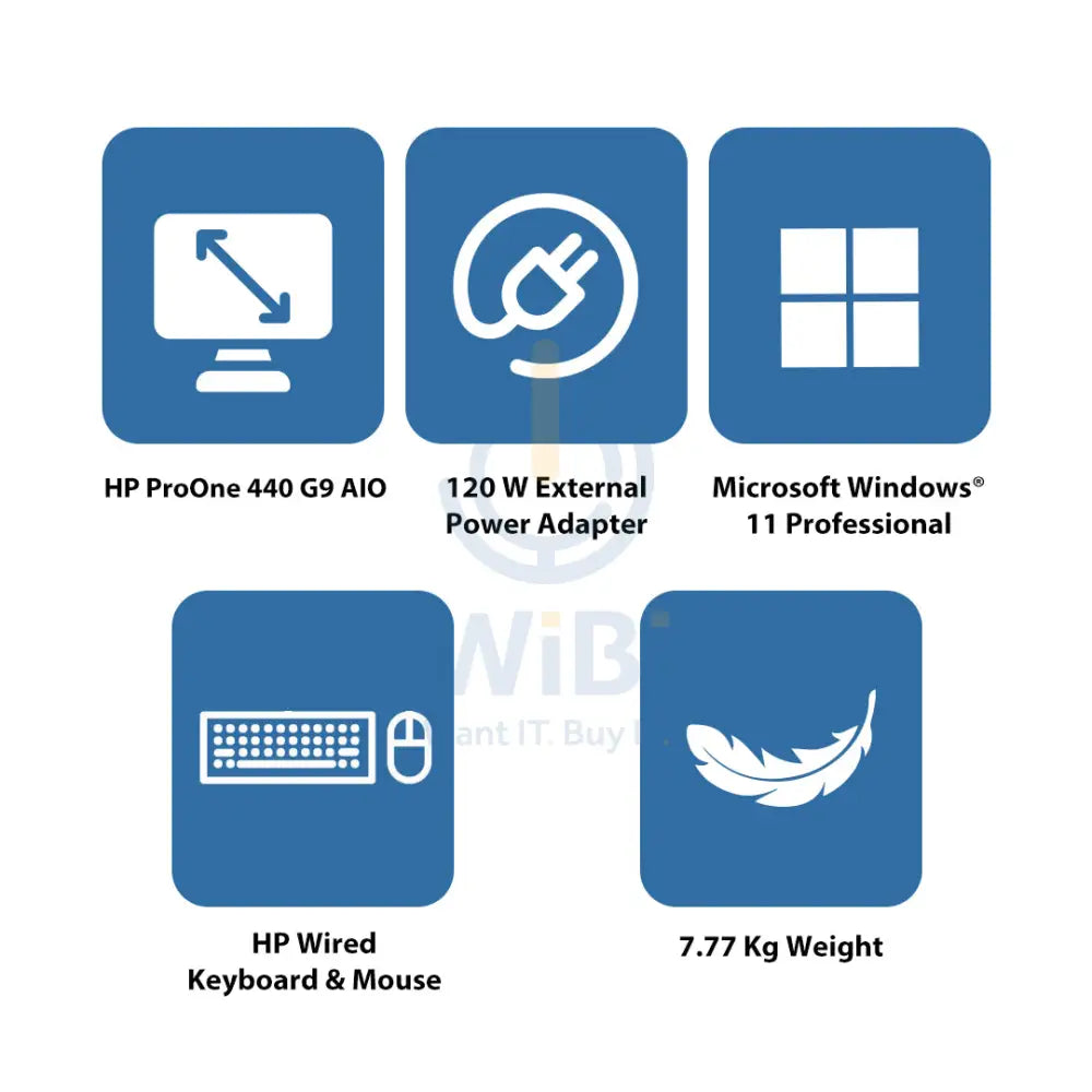 HP ProOne 440 G9 AIO - i7 / 32GB / 1TB (NVMe M.2 SSD) / 23.8’’ FHD Touch / Win 11 Pro / 3YW - Desktop Desktop &