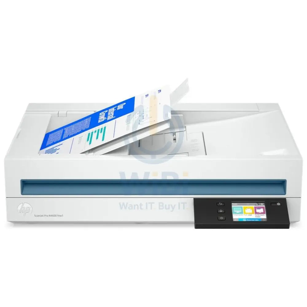 إتش بي سكان جت برو N4600 fnw1 - 40 صفحة في الدقيقة / 1200 نقطة في الدقيقة / A4 / شبكة محلية / واي-فاي / يو اس بي / مسطحة ADF ماسح ضوئي الطابعات والماسحات الضوئية >