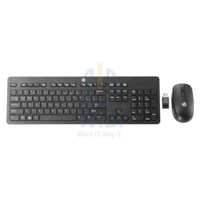 HP Slim Wireless Keyboard and Mouse - Wireless / Arabic/English / Black - Keyboard & Mouse Combo Accessories > Keyboard
