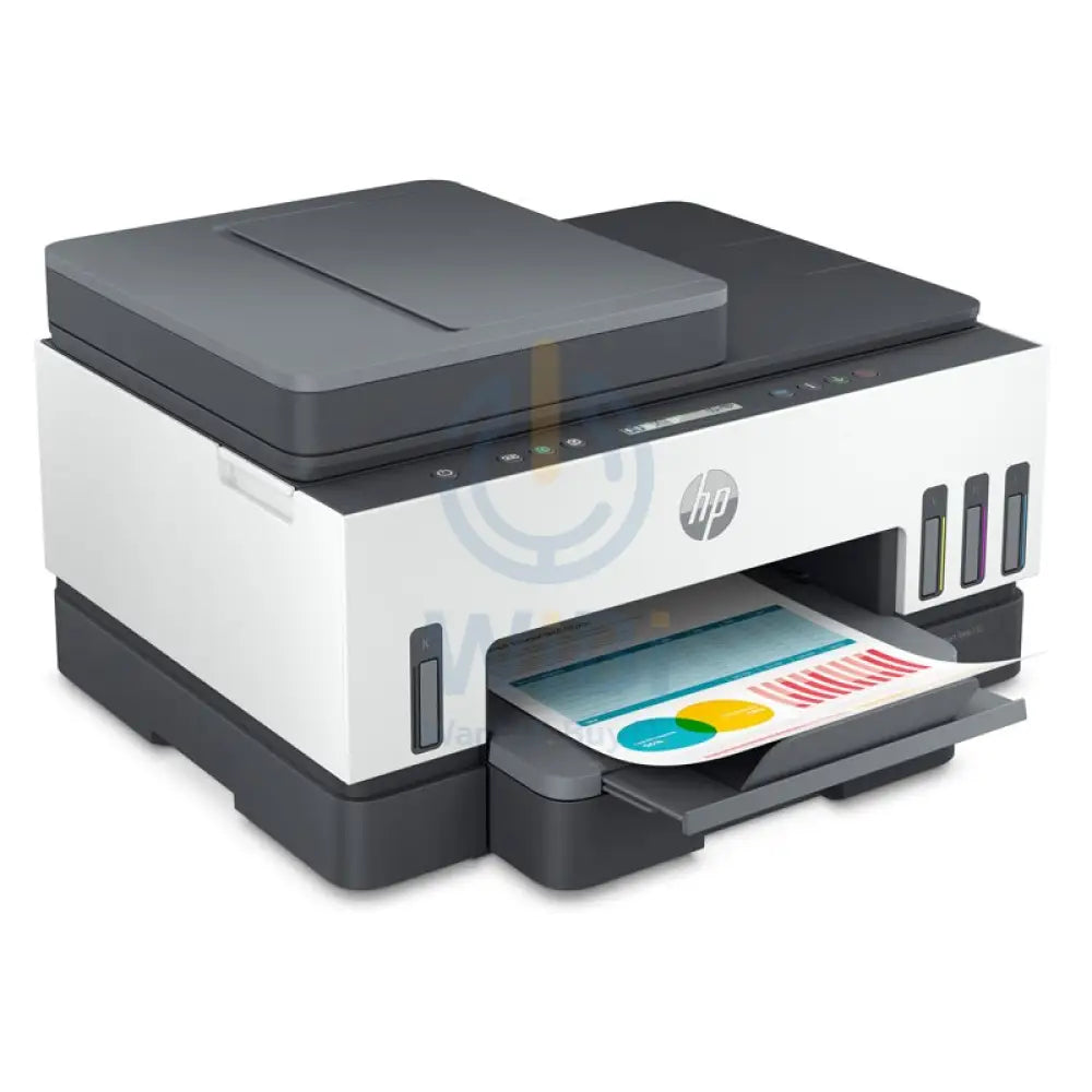 HP Smart Tank 750 AIO - 15ppm / 4800dpi / A4 / USB / LAN / Wi-Fi / Bluetooth / Color Inkjet - Printer