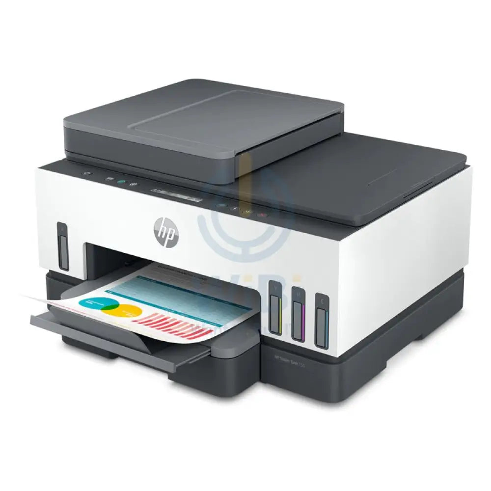 HP Smart Tank 750 AIO - 15ppm / 4800dpi / A4 / USB / LAN / Wi-Fi / Bluetooth / Color Inkjet - Printer