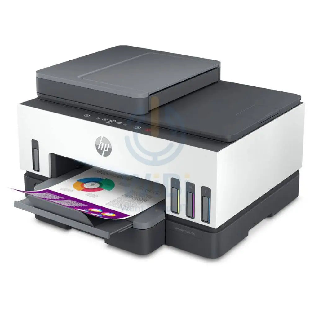 HP Smart Tank 790 AIO - 15ppm / 4800dpi / A4 / USB / LAN / Wi-Fi / FAX / Bluetooth / Color Inkjet - Printer