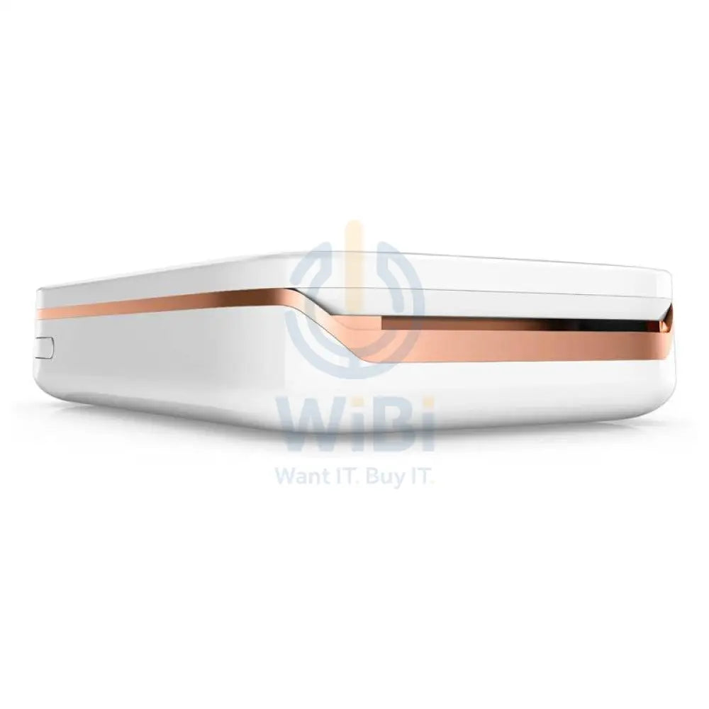 HP Sprocket Photo Printer - Up to 40 sec/page / 400dpi / Bluetooth / White / Color Photo Printer