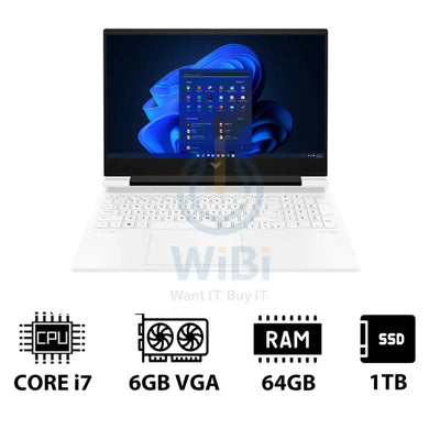 HP Victus Gaming Laptop 16-R1041NE - 16.1’’ FHD / i7 / 64GB / 1TB (NVMe M.2 SSD) / RTX 4050 6GB VGA / Win 11 Pro / 1YW