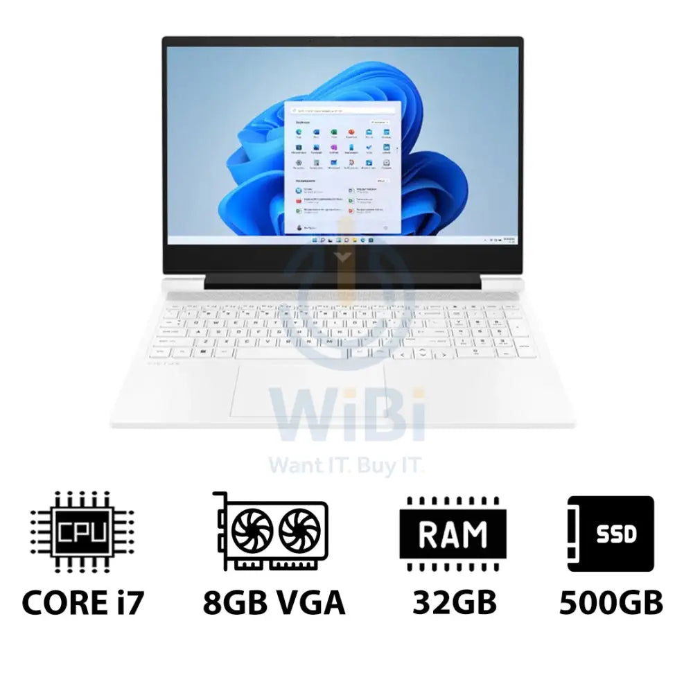 HP Victus Gaming Laptop 16-R1050NE - 16.1’’ FHD / i7 / 32GB / 500GB (NVMe M.2 SSD) / RTX 4070 8GB VGA / Win 11 Pro