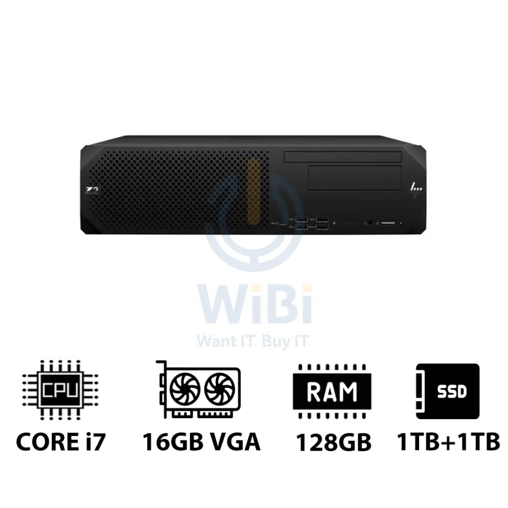 HP Z2 G9 SFF Workstation - i7-13700K 3.40GHz / 16-Cores / 128GB / 1TB + 1TB (NVMe M.2 SSD) / RTX 2000 Ada 16GB VGA