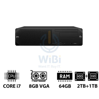 HP Z2 G9 SFF Workstation - i7-13700K 3.40GHz / 16-Cores / 64GB / 2TB HDD + 1TB (NVMe M.2 SSD) / T1000 8GB VGA / Win 11