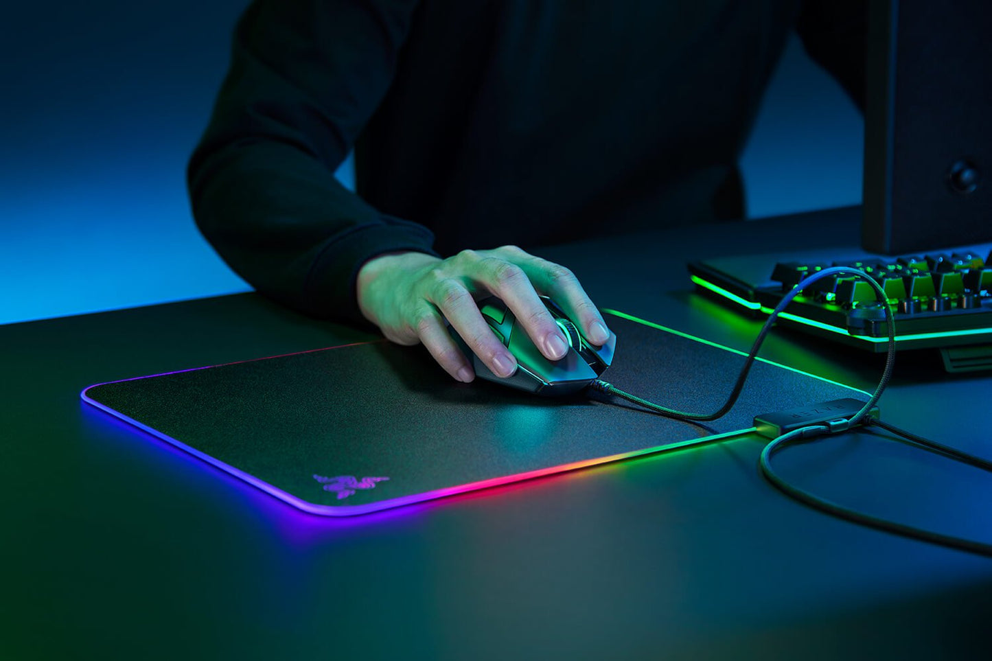 Razer Firefly V2 Micro Textured Gaming Mouse - RGB / Black