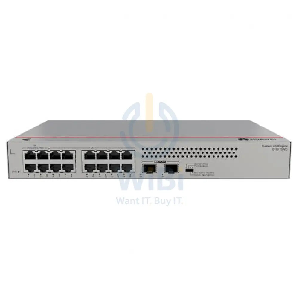 Huawei eKitEngine S110-16T2S 16-Port Unmanaged Gigabit Ethernet - 16 Ports / 2x SFP / Unmanaged - Switch Networking