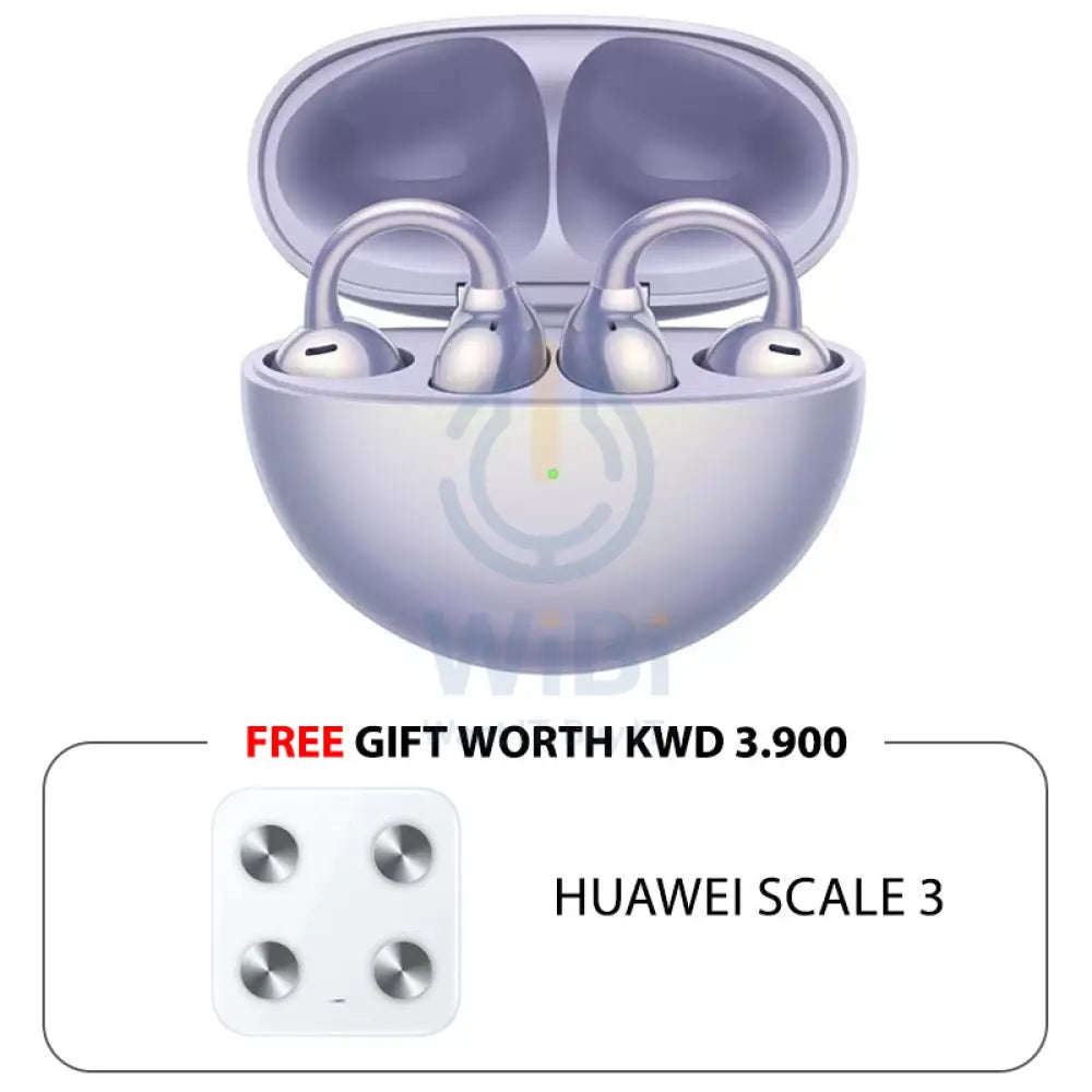 Huawei FreeClip Wireless Earbuds - Purple Accessories > Audio > Headphones