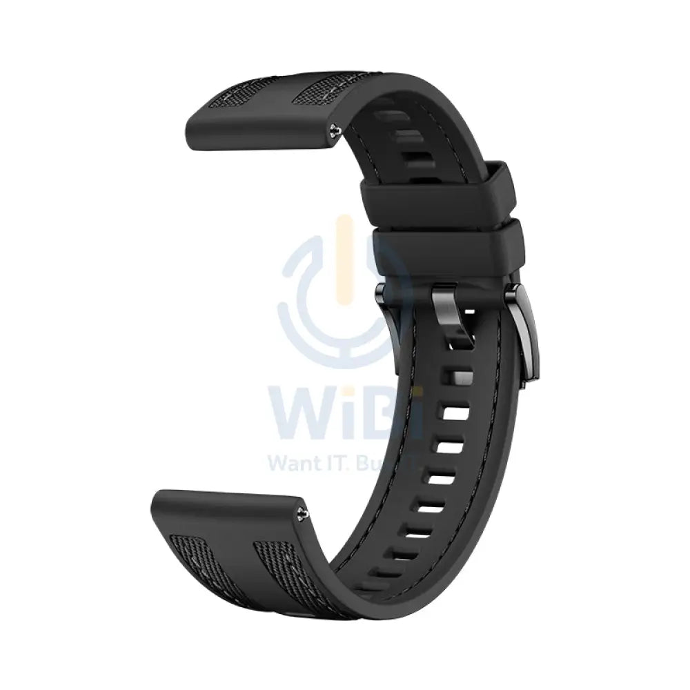 هواوي نايلون ومركب الفلورولاستومر سوار مركب لـ هواوي GT6 / GT6 برو - 46 مم / جرافيت أسود اكسسوارات > ذكي