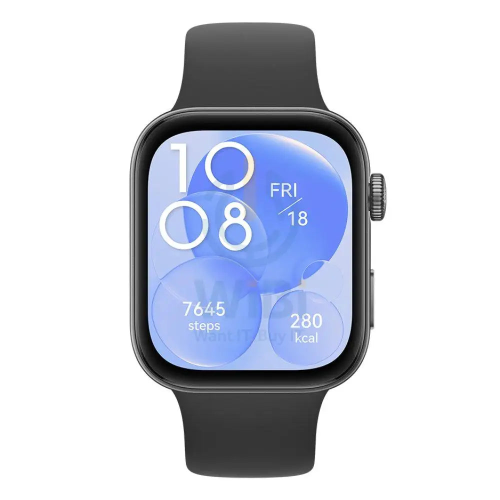 Huawei Watch Fit 3 - 1.82 inch AMOLED / Bluetooth 5.2 / Black Smart Watches
