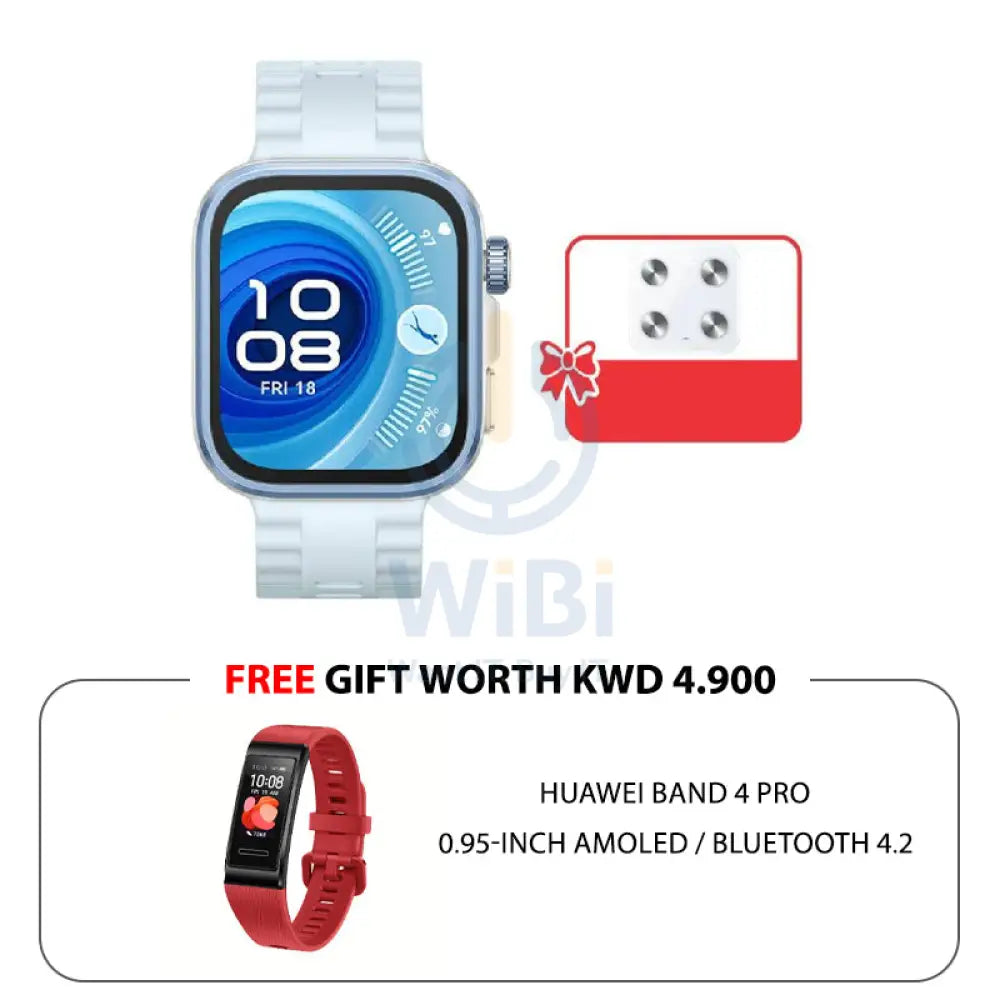 Huawei Watch Fit 4 Pro - 1.82 inch AMOLED / Bluetooth 5.2 / Blue Smart Watches